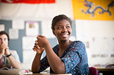 A photo of student smiling. Links to Gifts of Appreciated Securities A photo of student smiling. Links to Gifts of Appreciated Securities