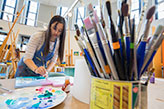 A student in art class. Links to Tangible Personal Property A student in art class. Links to Tangible Personal Property